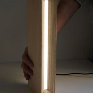 Minimalist Wooden LED Table Lamp