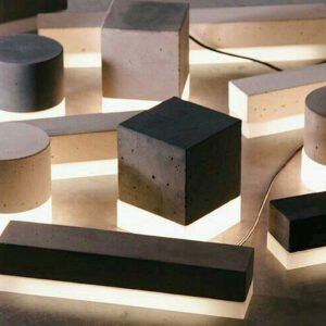 Modern Concrete LED Table Lamp